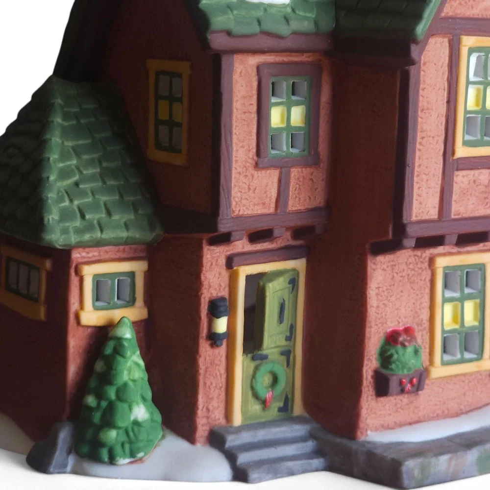 Dept 56 Dickens Village Browning Cottage 58246 Vintage Lighted House In Box EUC